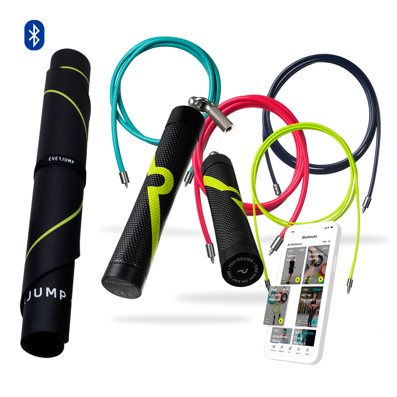 Gewogen springtouw 0,5 kg, zware springtouw met siliconen handgrepen Gewogen springtouw 0,5 kg, zware springtouw met siliconen handgrepen